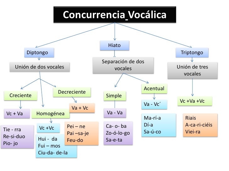 Resultado de imaxes para ditongos e hiatos en galego