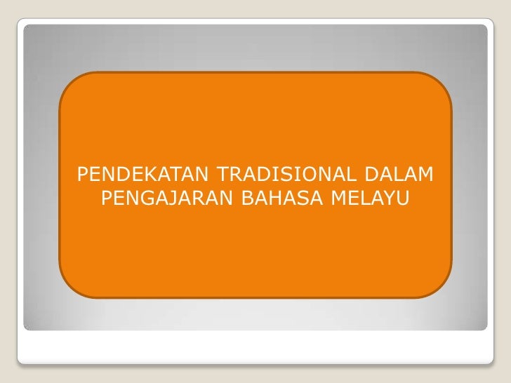 Pelaksanaan pengajaran literasi BM: pendekatan alternatif