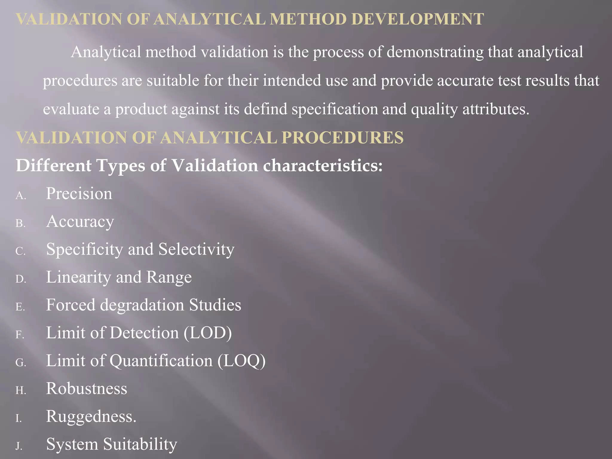 Method Development and Method Validation for the estimation of ...