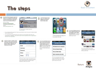 The steps      Back To Content




            Return
 