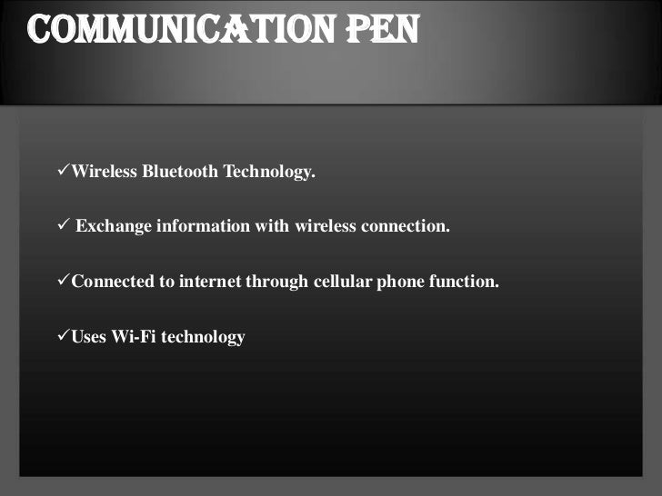 5 PEN PC TECHNOLOGY block diagram of 5 pen pc technology 