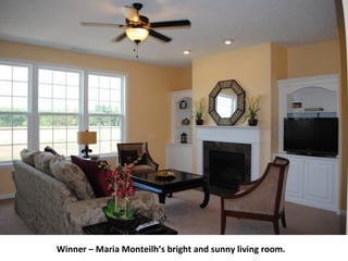 Winner – Maria Monteilh’s bright and sunny living room.
 