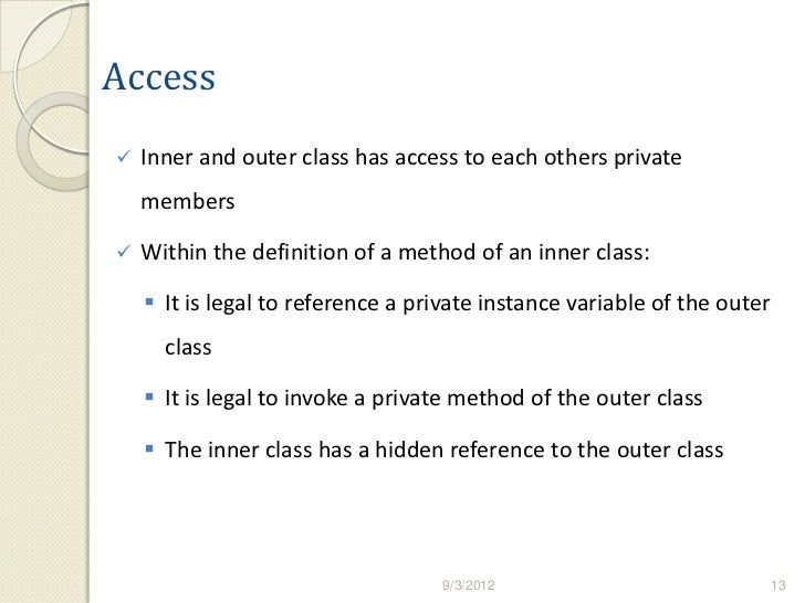 inner class java