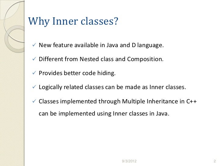 inner class java