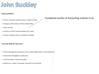 Completed number of Accounting modules in UL
 