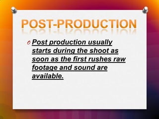 THE 12 STAGES OF FILM | PPTX