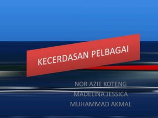 NOR AZIE KOTENG
 MADELINA JESSICA
MUHAMMAD AKMAL
 