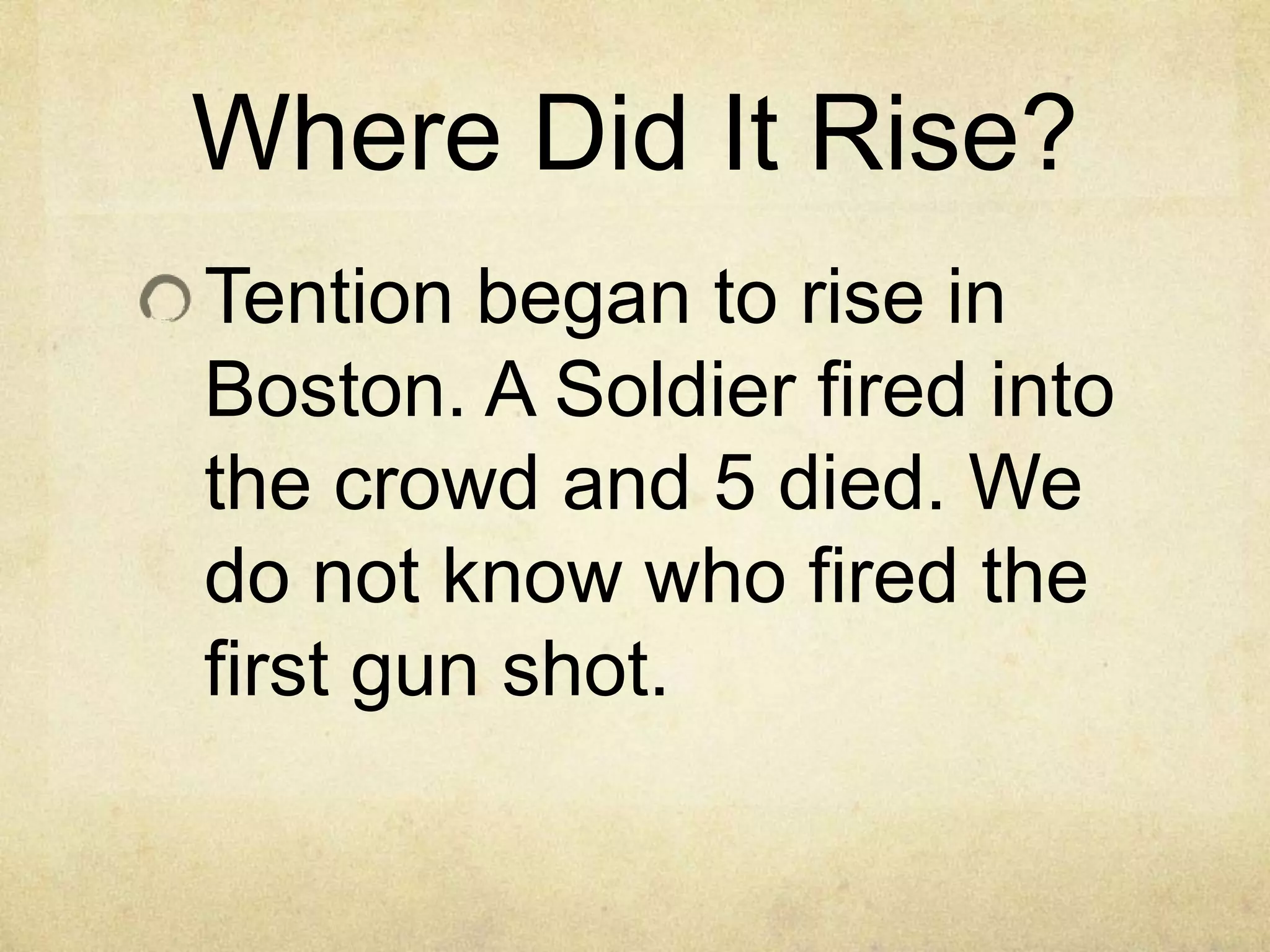 Haile Middle School: Boston Massacre | PPT