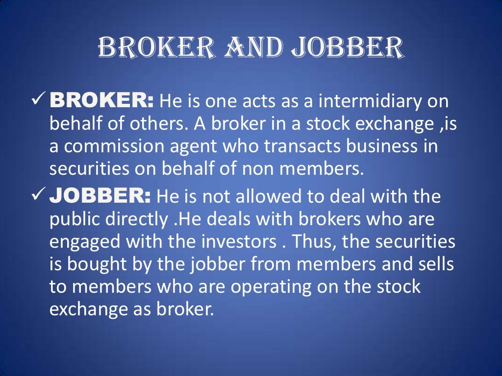 Stock Exchange Simple Ppt