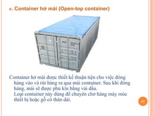 Phân Loại container | PPTX