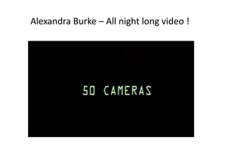 Alexandra Burke – All night long video !
 