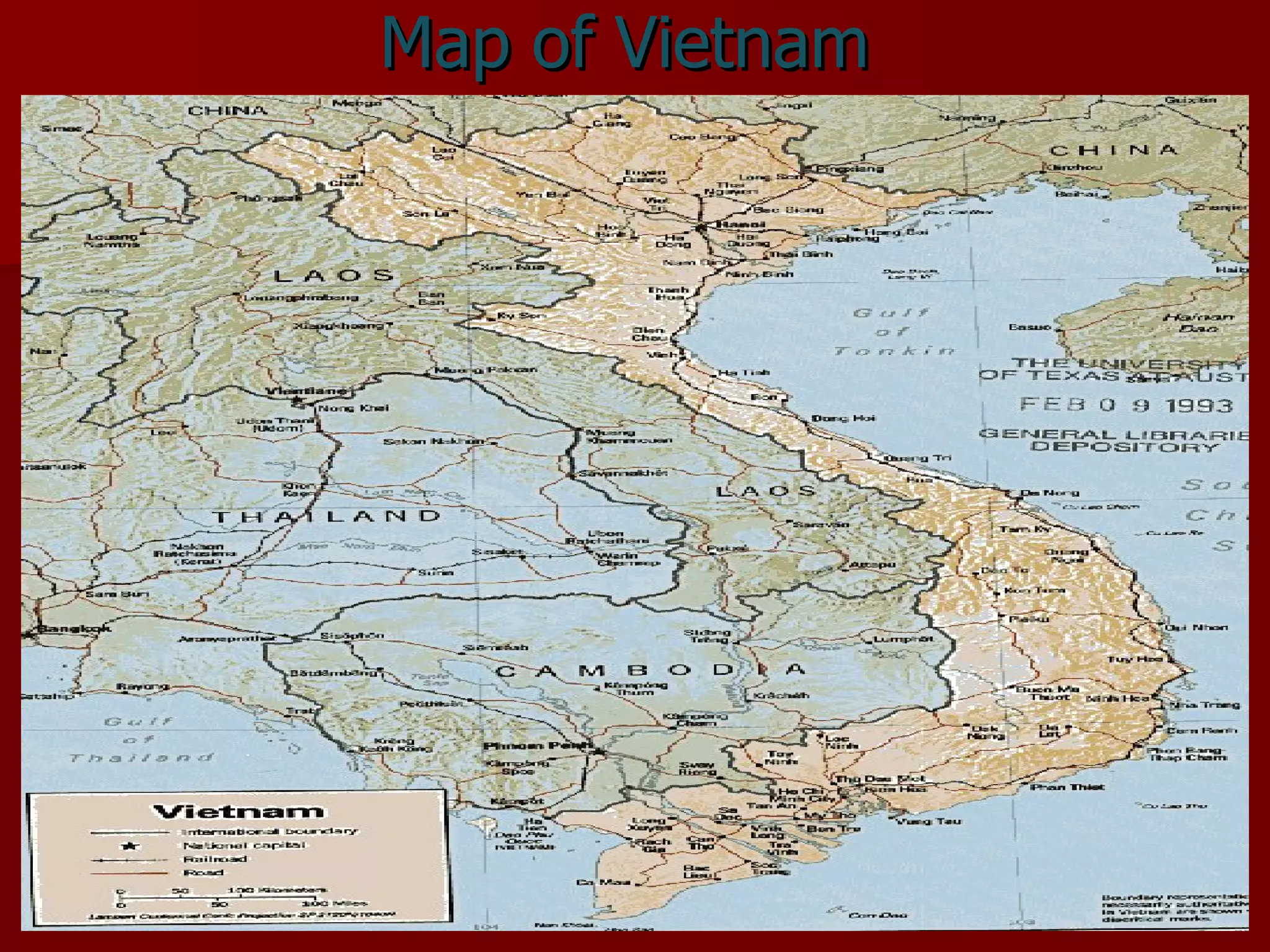 Map of Vietnam 