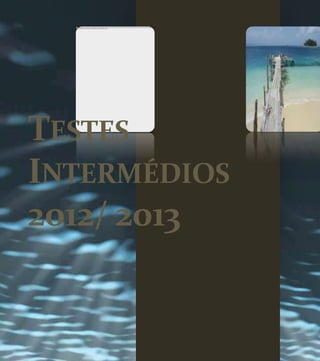 TESTES
INTERMÉDIOS
2012/ 2013
 