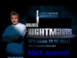 VALUES Mark sparvell 