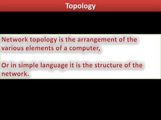 Computer Network and Topology | PPTX