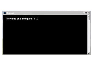 The value of p and q are : 7 , 7  