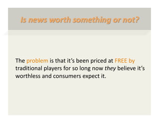 News Content Economics