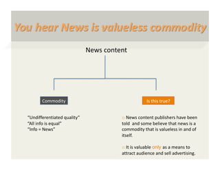 News Content Economics
