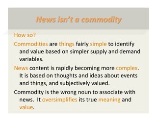 News Content Economics