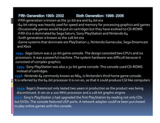 0748496- Evolution of the Video Game Console | PDF