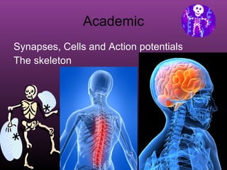 Academic Synapses, Cells and Action potentials The skeleton 