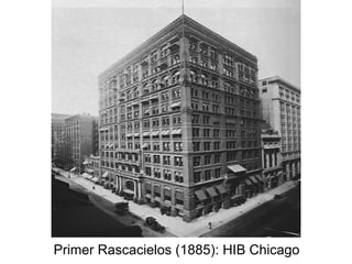 Primer Rascacielos (1885): HIB Chicago 