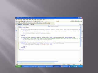WIndows Form Creation