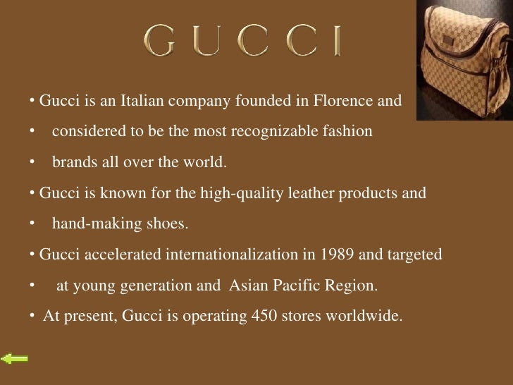 GUCCI Brand Analysis