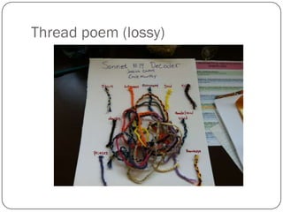 Thread poem (lossy)
 