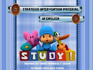 Stratetic Intervention Material In English (Infinitives)