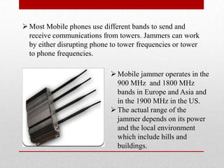 Mmbj Mobile jammer | PPTX