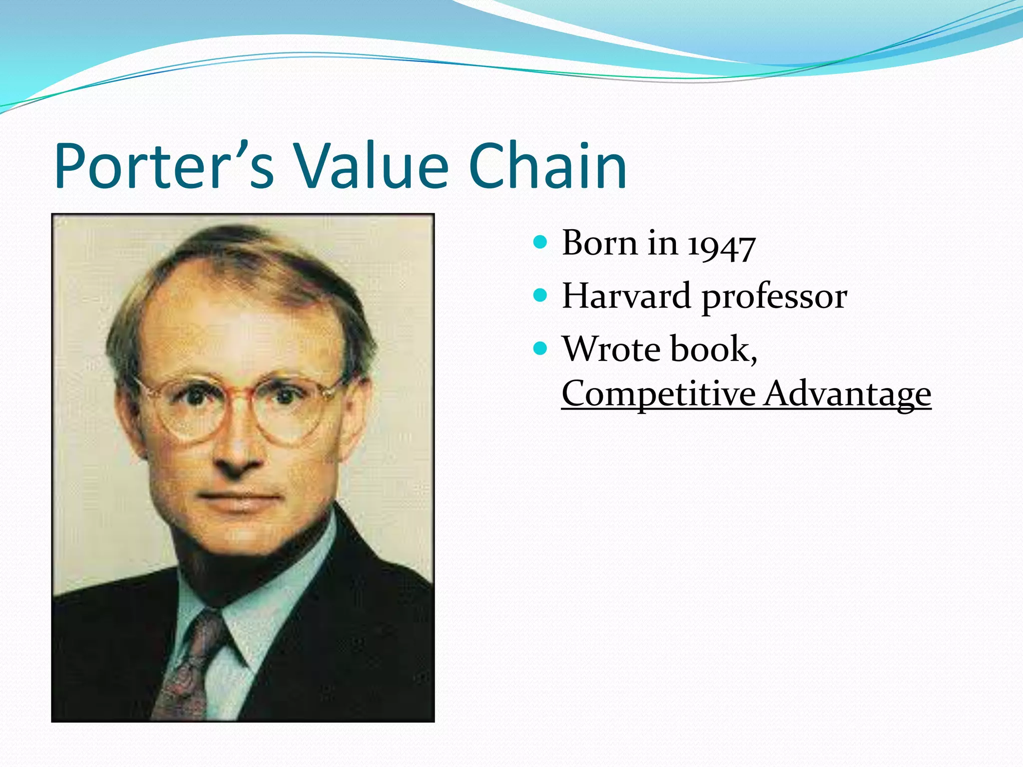 Porter's Value Chain Presentation 1 | PPTX