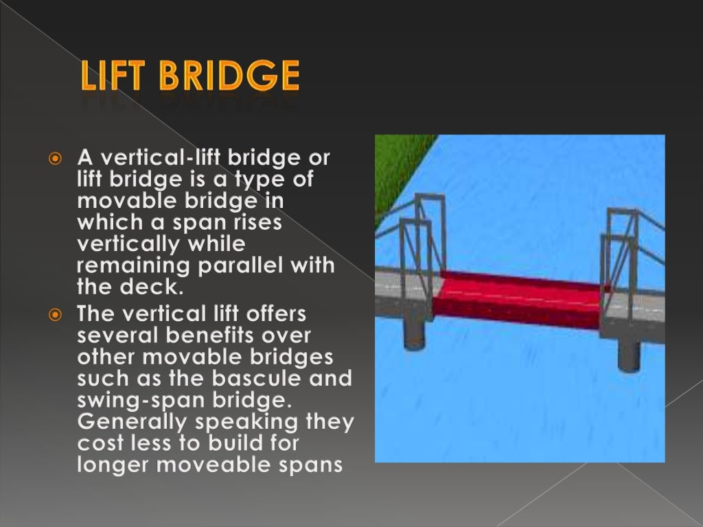 TYPES OF MOVING BRIDGES PPT