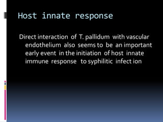 Syphilis Host congenital syphilis | PPTX