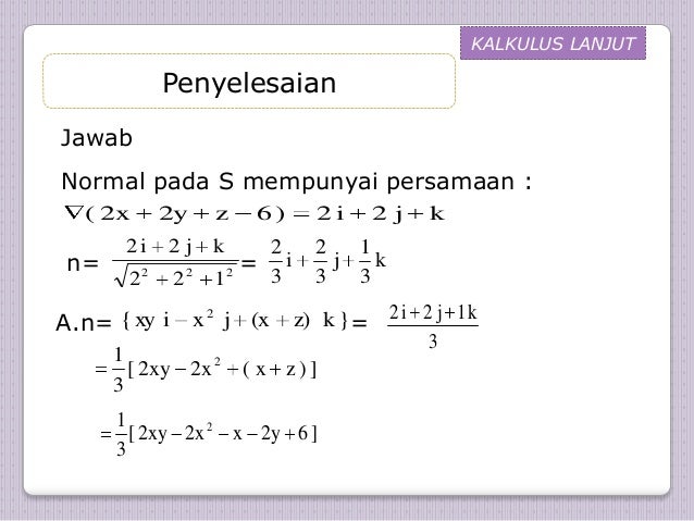 Integral Permukaan
