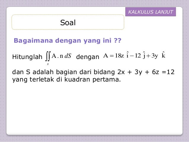 Integral Permukaan