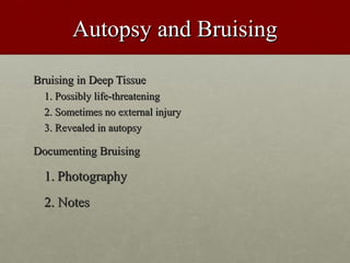 Wounds in forensic medicine | PPT