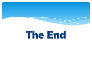 The End
 