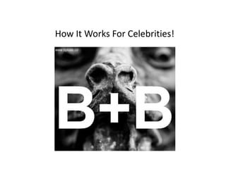 How It Works For Celebrities!
 