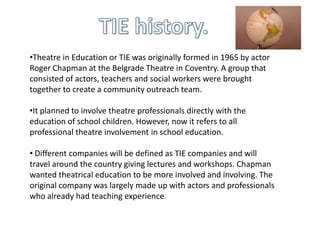 Tie Presentation.pdf T.I.E PRESENTATION | PPTX