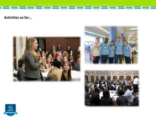 Activities so far…
 