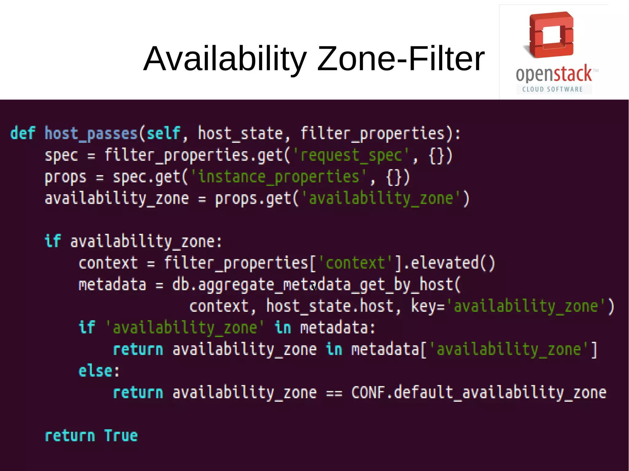 Availability Zone-Filter
v
 