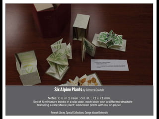 Artist Books on Display