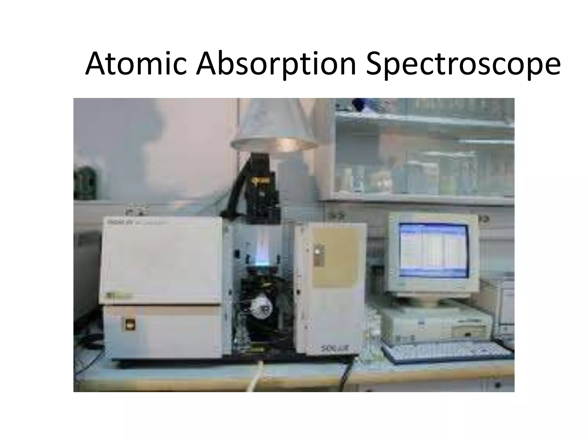 Atomic Absorption Spectroscope
 