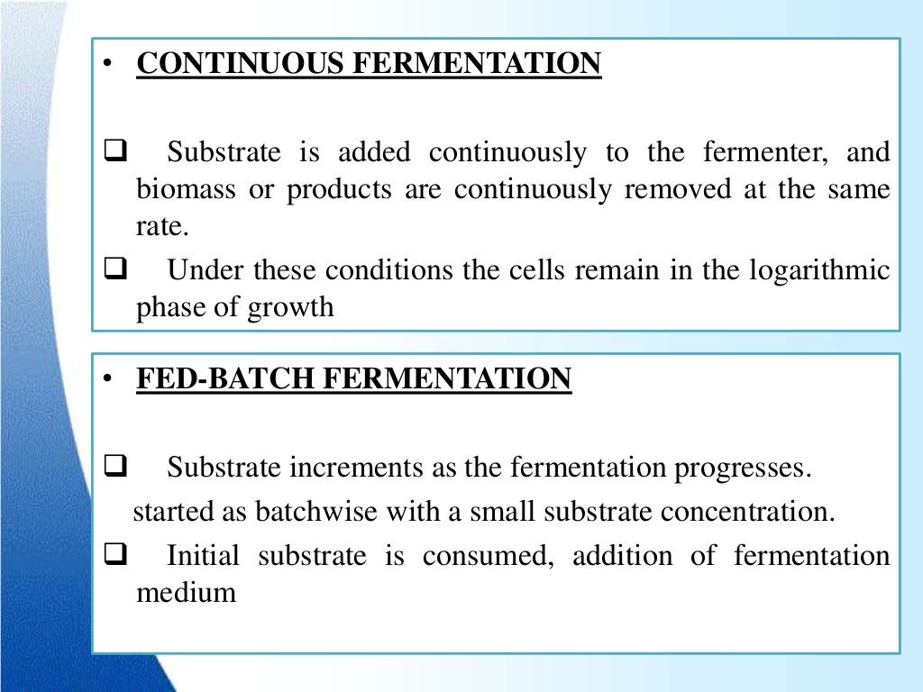 Fermentation technology - SliDe 12 1024