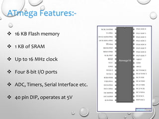 Atmega Interlocking Interface Obstacle Avoidance Robot | PPTX