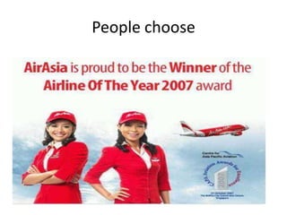 People choose
 