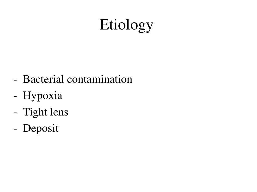 Contact Lens-Induced Acute Red Eye(CLARE)