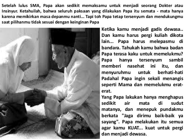 Kata Kata Dari Seorang Ayah Untuk Anaknya