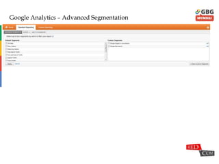 Google Analytics – Advanced Segmentation
 
